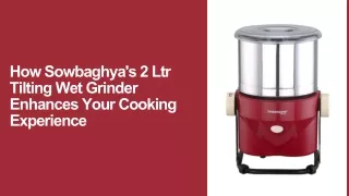 Tilting wet grinder