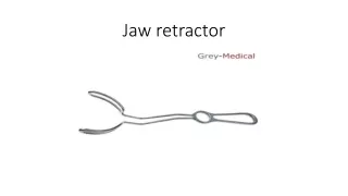 jaw retractor
