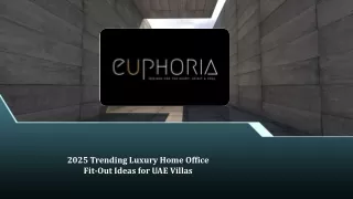 2025 Trending Luxury Home Office Fit Out Ideas for UAE Villas