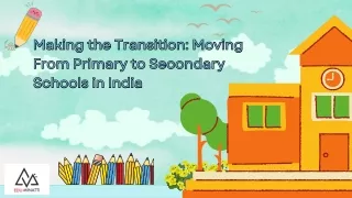 making the transition moving from primary