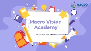 Burhanpur Schools Guide: Why Macro Vision Academy is the Best Choice