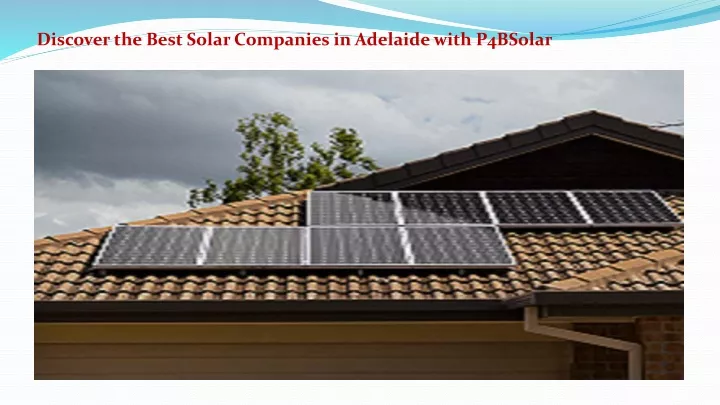 discover the best solar companies in adelaide