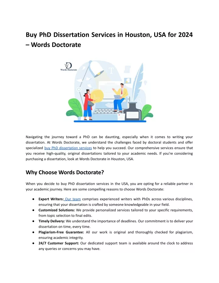 buy phd dissertation services in houston