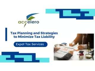 Tax Planing and Strategies to Minimize Tax Liability