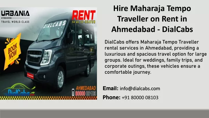 hire maharaja tempo traveller on rent