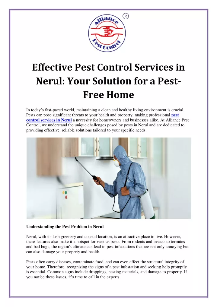 effective pest control services in nerul your