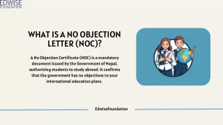 what is a no objection letter noc