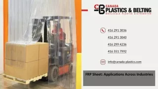 FRP Sheet Applications Across Industries