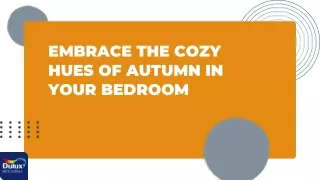 Embrace the Cozy Hues of Autumn in Your Bedroom