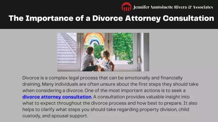 the importance of a divorce attorney consultation