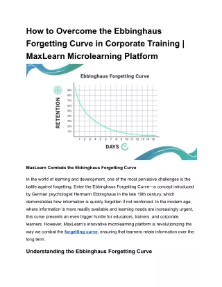 how to overcome the ebbinghaus forgetting curve
