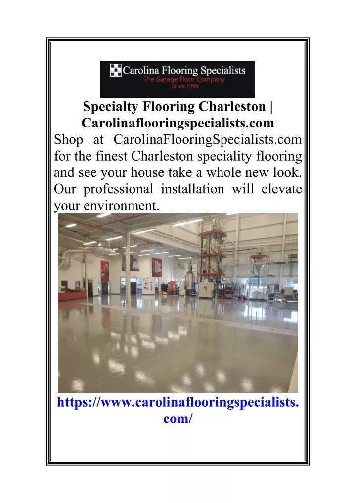 specialty flooring charleston