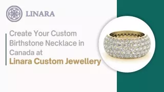 Create Your Custom Birthstone Necklace in Canada at Linara Custom Jewellery