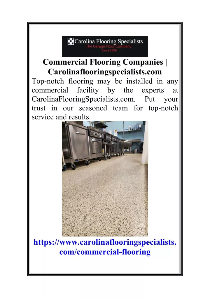 commercial flooring companies