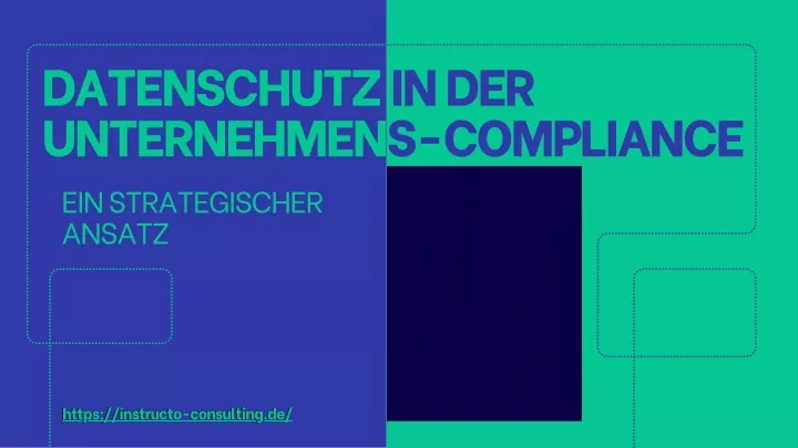 datenschutz in der unternehmens compliance