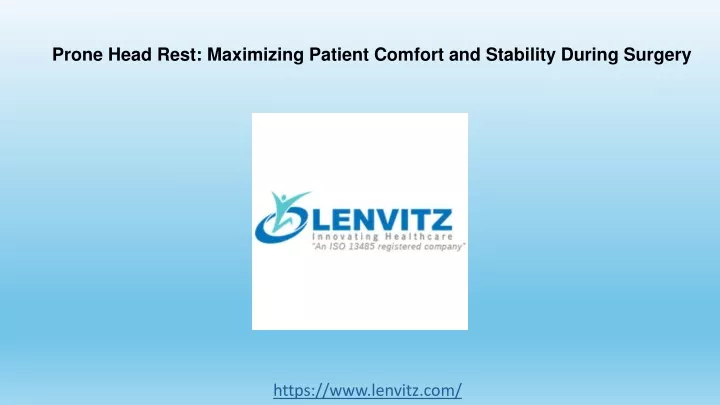 prone head rest maximizing patient comfort and stability during surgery