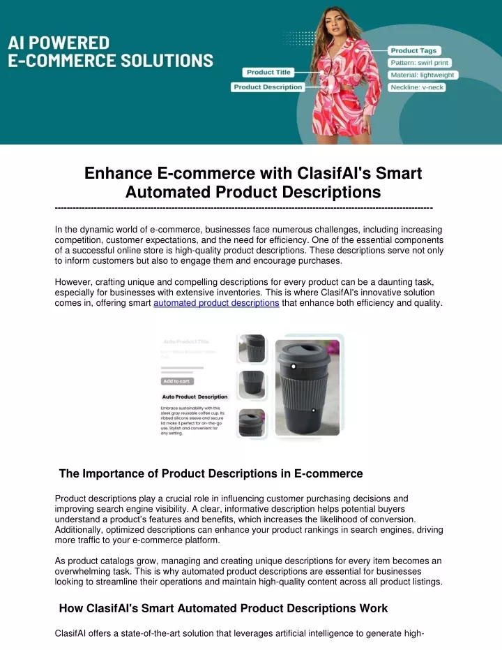 enhance e commerce with clasifai s smart