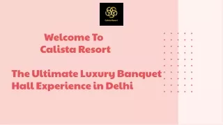 Luxury Banquet Hall In Delhi