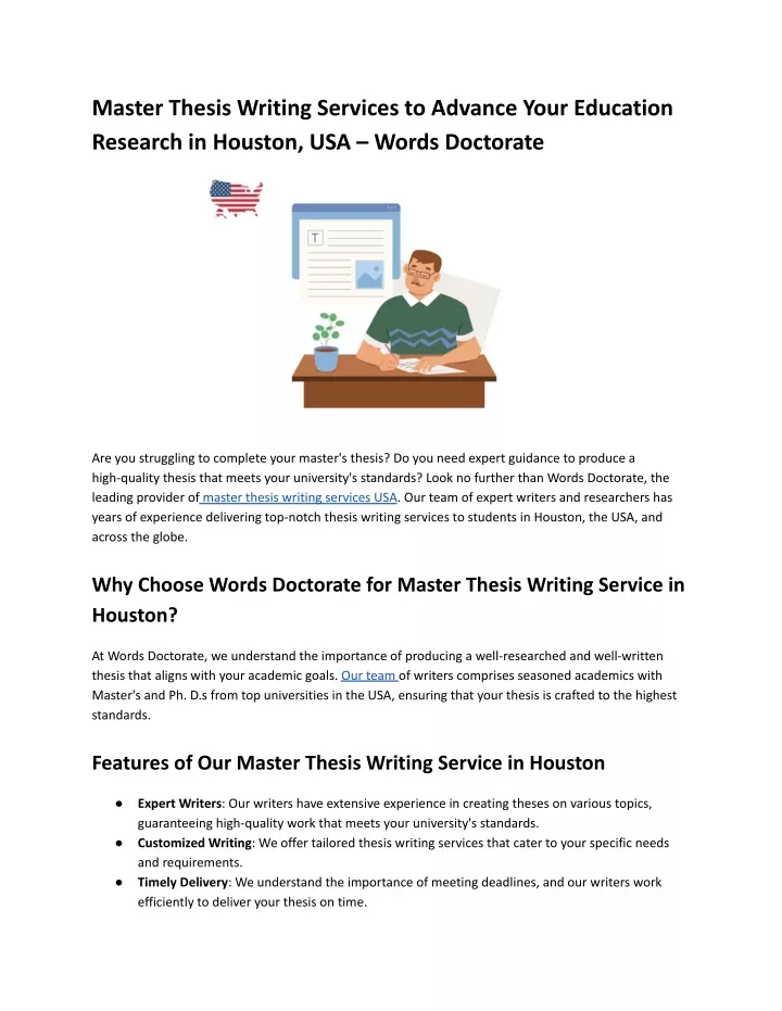 master thesis writing services to advance your