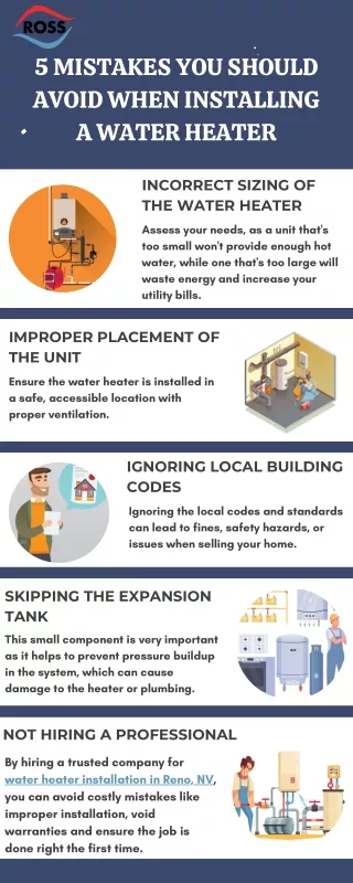 5 Mistakes You Should Avoid When Installing a Water Heater