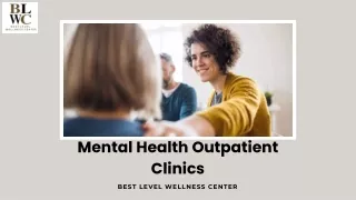 Affordable Mental Health Outpatient Clinics BLWCMD