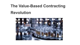 the value based contracting