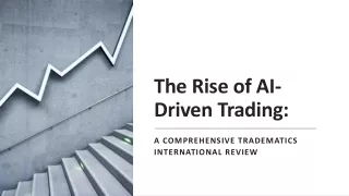 Tradematics Review: How AI is Revolutionizing Trading Platforms