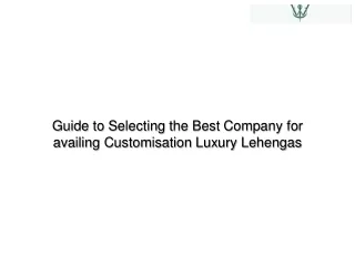 guide to selecting the best company for availing