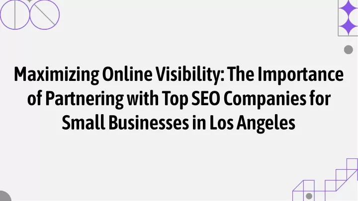 maximizing online visibility the importance