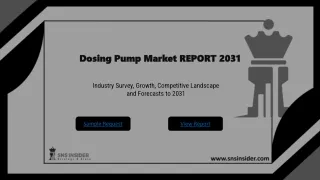 Dosing Pump Market