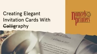 Creating Elegant Invitation Cards With Calligraphy