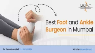 Best Foot and Ankle Surgeon in Mumbai | MKFAC