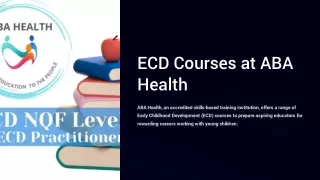 ecd courses at aba health