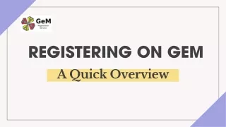 registering on gem
