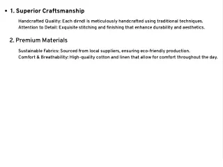 1 superior craftsmanship