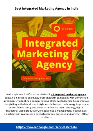 Best Integrated Marketing Agency in India