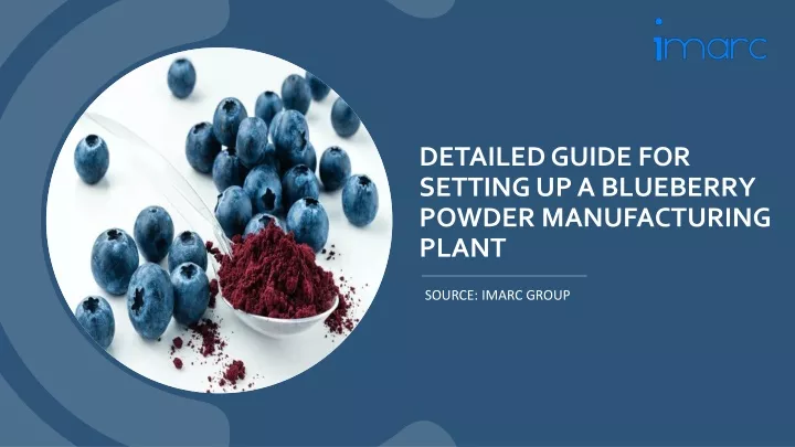 detailed guide for setting up a blueberry powder