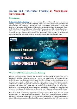 The Best Docker and Kubernetes Course - Docker Online Training