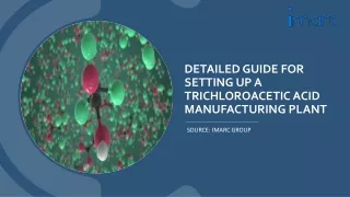 Prefeasibility Report on a Trichloroacetic Acid Manufacturing Unit PDF