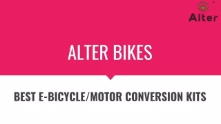 alter bikes