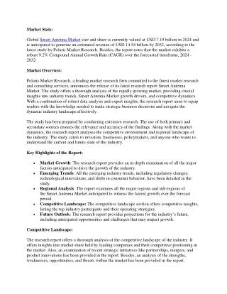 Smart Antenna Market