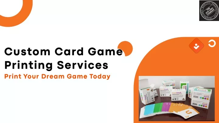 custom card game printing services