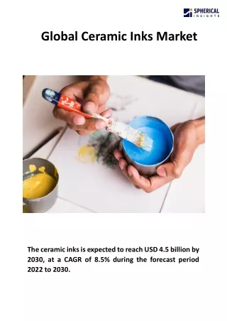 global ceramic inks market