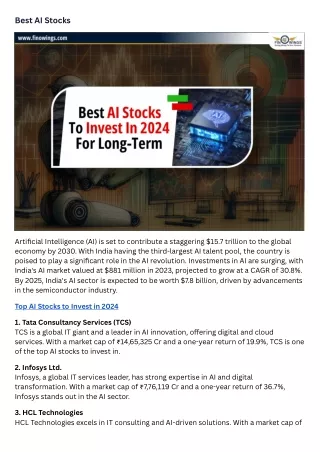 Best AI Stocks