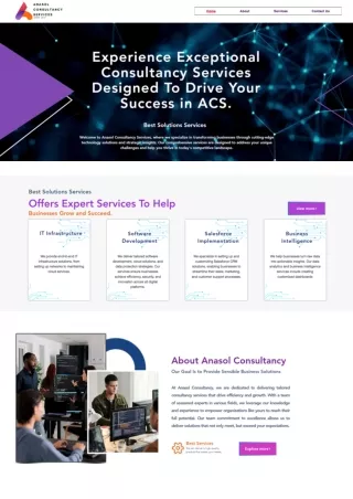 IT Solutions for Your Business | Anasol Consultancy Services