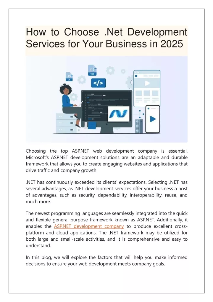 ho w to c ho o se ne t de v elo p me n t services for your business in 2025