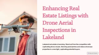 Enhancing Real Estate Listings with Drone Aerial Inspections in Lakeland