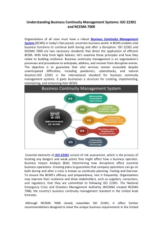 understanding business continuity management