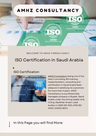 ISO Certification in Saudi Arabia