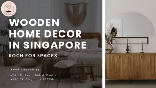 Best Wooden Furniture Singapore in Online